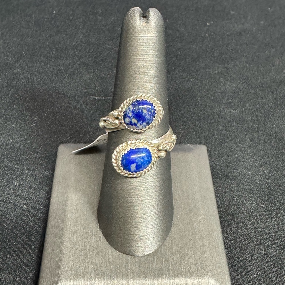 Sterling Silver and Lapis Lazuli Native American Ring